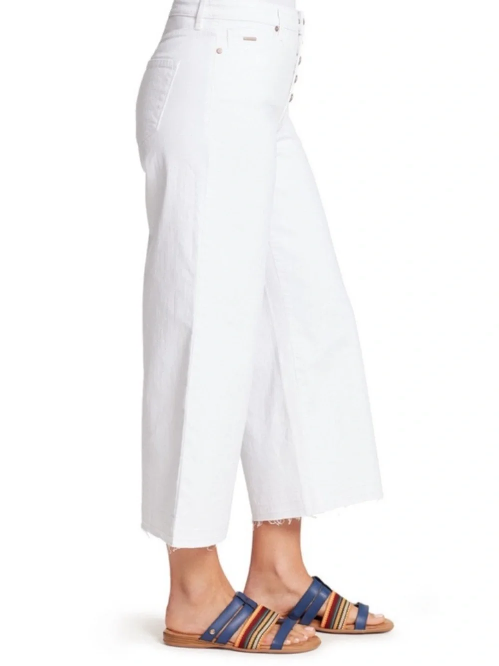 NWT Nine West High Rise Wide Crop Sophia Jean